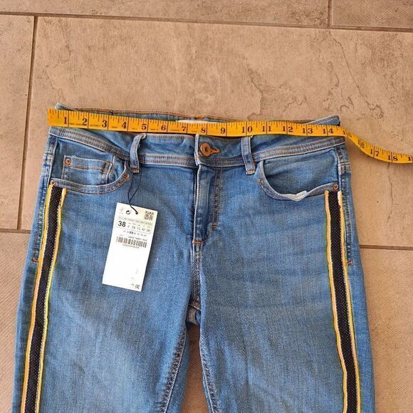 Zara Basic Z 1975 Denim - Size 6 (Blue , 27-inch Inseam) - Picture 6 of 9